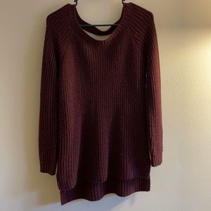Charlotte rouse long knit sweater
